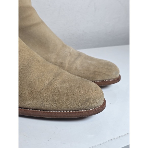 TAFT Jude Tonal Suede Chelsea Boots Men\'s Size 10 10.5 EU44 EUC Beige Tan main image 4